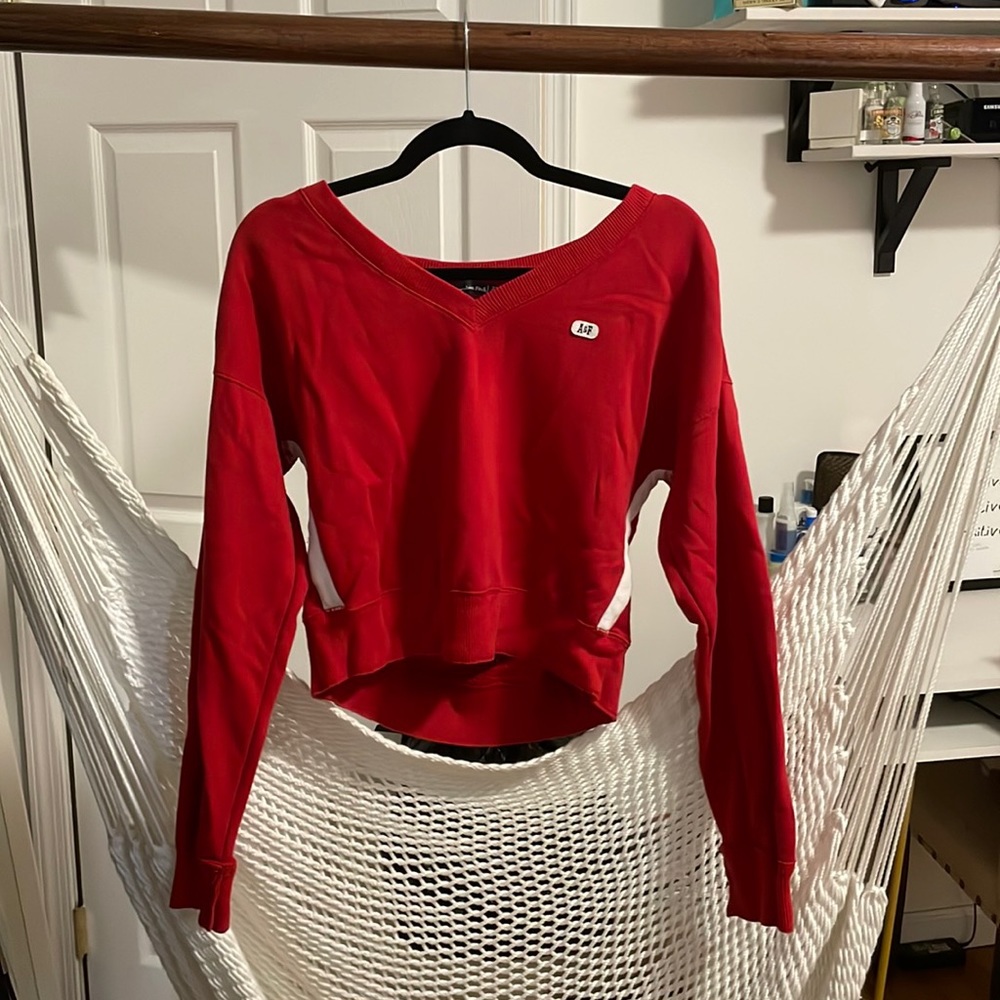 Red Abercrombie sweater
